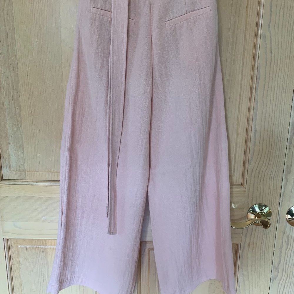 FRNCH 3/4 Flowy Pants Pink